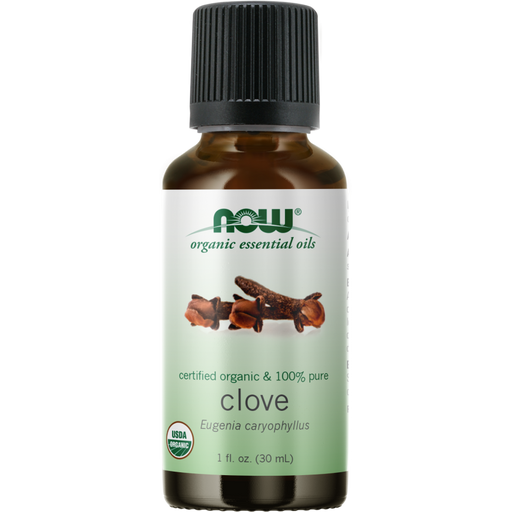 Clove Oil (Organic) (1 Fluid Ounce)-NOW-Pine Street Clinic