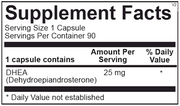 DHEA (25 mg) (90 Capsules)