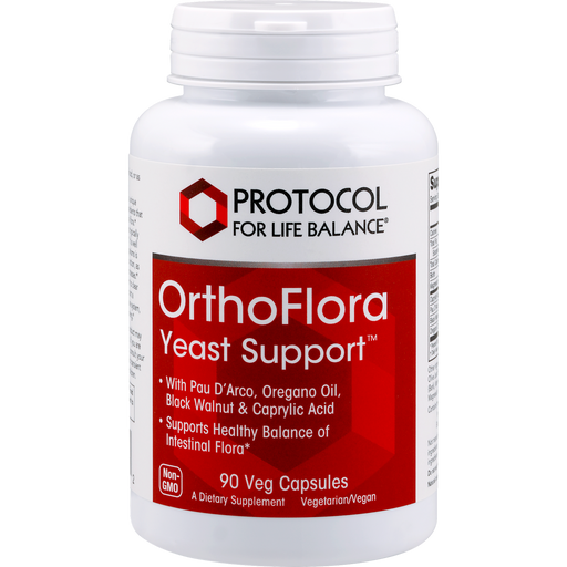 Orthoflora Yeast Support (90 Capsules)-Vitamins & Supplements-Protocol For Life Balance-Pine Street Clinic