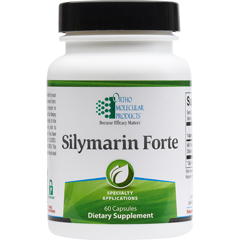 Silymarin Forte (60 Capsules)-Vitamins & Supplements-Ortho Molecular Products-Pine Street Clinic