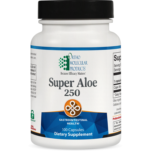 Super Aloe 250 (100 Capsules)-Vitamins & Supplements-Ortho Molecular Products-Pine Street Clinic