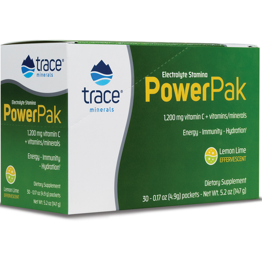 Power Pak (Lemon Lime) (30 Packets)-Vitamins & Supplements-Trace Minerals-Pine Street Clinic