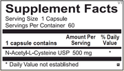 NAC (N-Acetyl Cysteine) (60 Capsules)