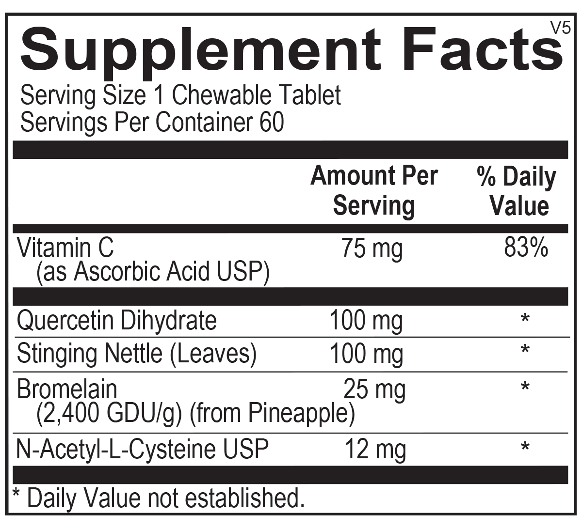 Ortho Molecular Products - D-Hist Jr. - 60 Tablets — Pine Street Clinic