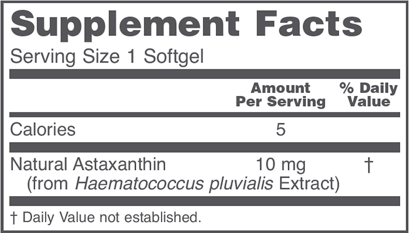 Astaxanthin (60 Softgels)