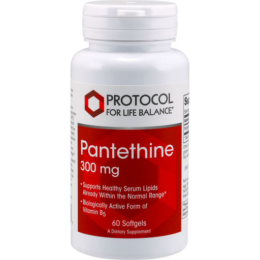 Pantethine (60 Softgels)-Vitamins & Supplements-Protocol For Life Balance-Pine Street Clinic