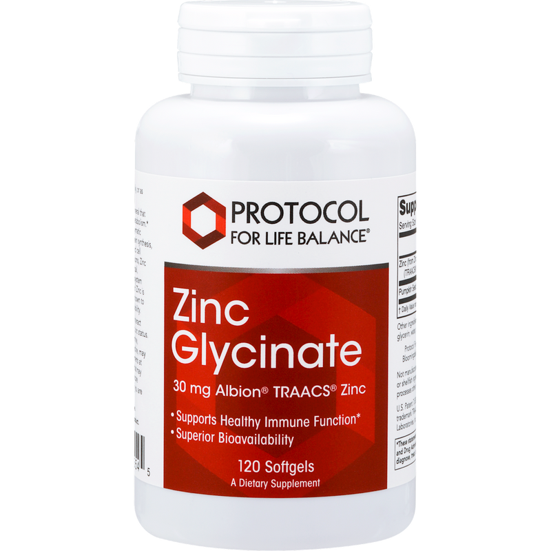 Zinc Glycinate (120 Softgels)