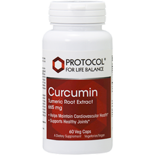 Curcumin Turmeric Root Extract (60 Capsules)-Vitamins & Supplements-Protocol For Life Balance-Pine Street Clinic