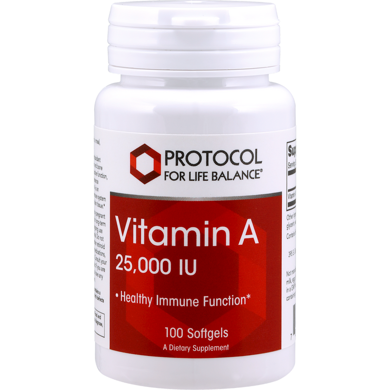 Vitamin A (25,000 IU) (100 Softgels)