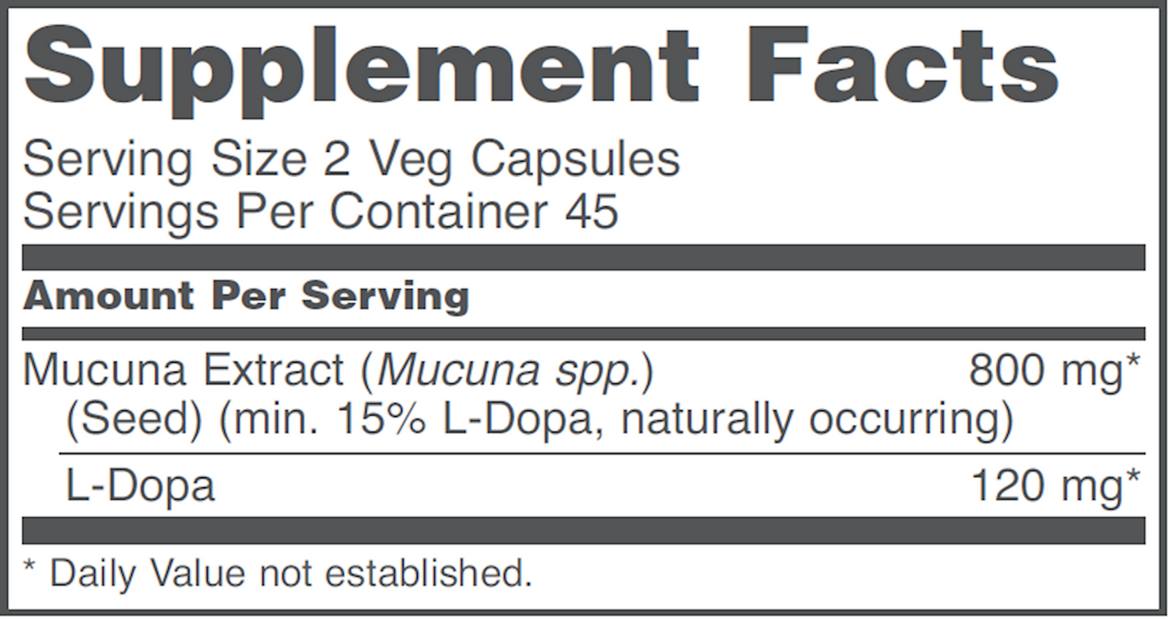 Mucuna Extract (90 Capsules)