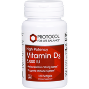 Vitamin D3 (5,000 IU) (120 Softgels)