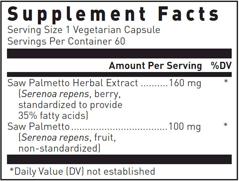 Saw Palmetto Max-V (60 Capsules)