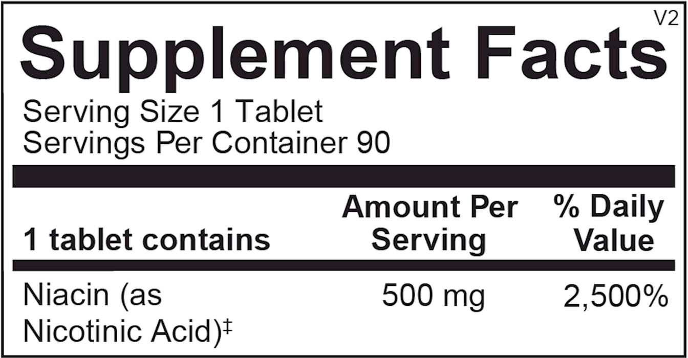 Time Release Niacin (90 Tablets)