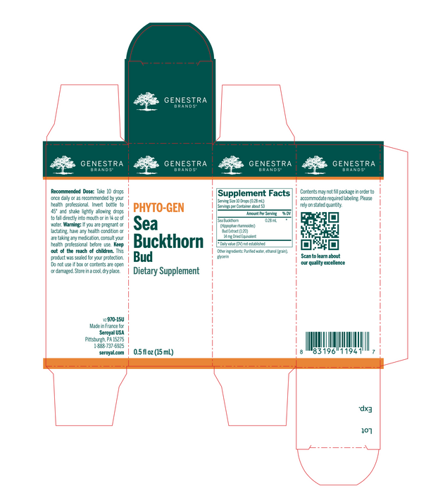 Sea Buckthorn Bud (15 ml)-Vitamins & Supplements-Genestra-Pine Street Clinic