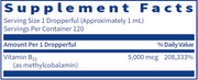 B12 Liquid (Methylcobalamin) (5mg) (120 ml)