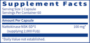 Nattokinase NSK-SD (60 Capsules)