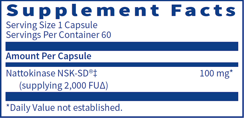 Nattokinase NSK-SD (60 Capsules)