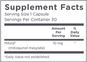MitoQ (10 mg) (30 Capsules)