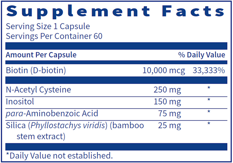 Hair and Nails Formula (60 Capsules)