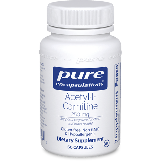 Acetyl-l-Carnitine (250 mg) (60 Capsules)-Vitamins & Supplements-Pure Encapsulations-Pine Street Clinic