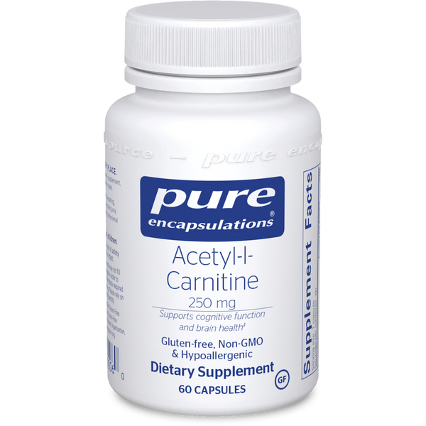 acetyl-l-carnitine capsules at 250 mg Pure Encapsulations - (250 mg) Is a Medical Condition personalized Capsule:180 Capsule