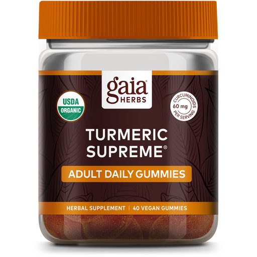 Turmeric Supreme Adult Daily Gummies (40 Gummies)-Vitamins & Supplements-Gaia PRO-Pine Street Clinic