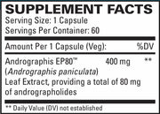 Andrographis EP80 (Extra Strength) (60 Capsules)