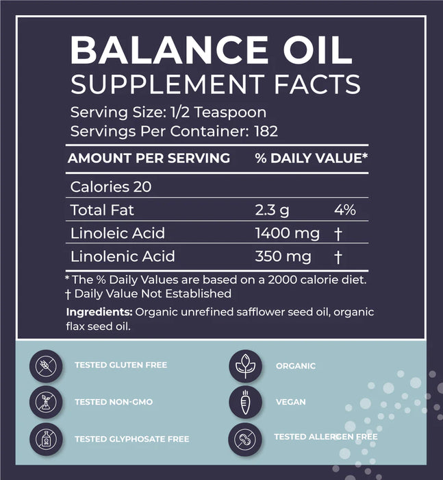 BodyBio Balance Oil (17 Ounce Liquid)-Vitamins & Supplements-BodyBio-Pine Street Clinic