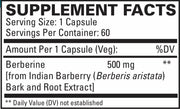 Berberine (500 mg) (60 Capsules)