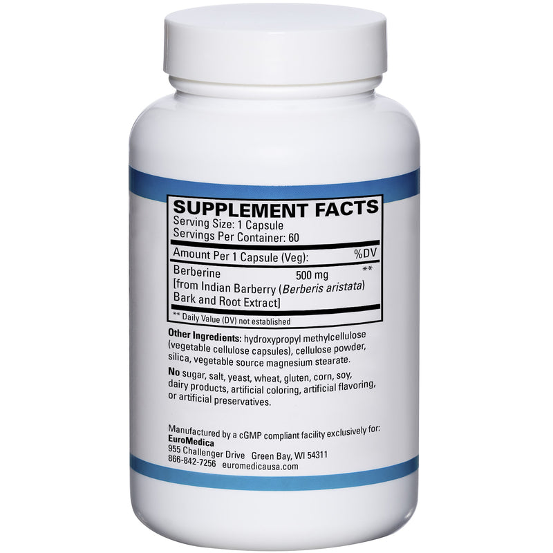Berberine (500 mg) (60 Capsules)