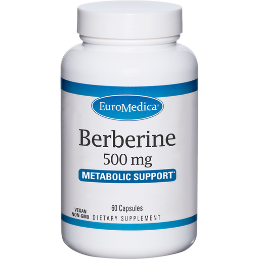 Berberine (500 mg) (60 Capsules)-Vitamins & Supplements-EuroMedica-Pine Street Clinic