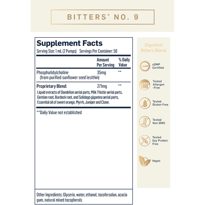 Dr. Shade’s Bitters No. 9 (50 ml)-Vitamins & Supplements-Quicksilver Scientific-Pine Street Clinic