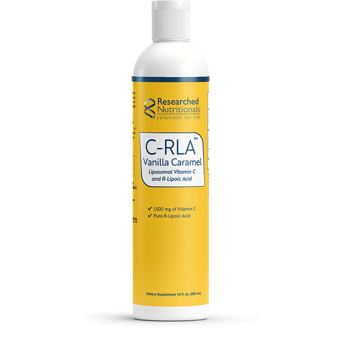 C-RLA Vanilla Caramel (Liposomal Vitamin C & R-Lipoic Acid) (10 Fluid Ounces)-Vitamins & Supplements-Researched Nutritionals-Pine Street Clinic