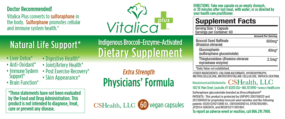 Vitalica Plus Extra Strength Physicians' Formula (60 Capsules)-Vitalica-Pine Street Clinic