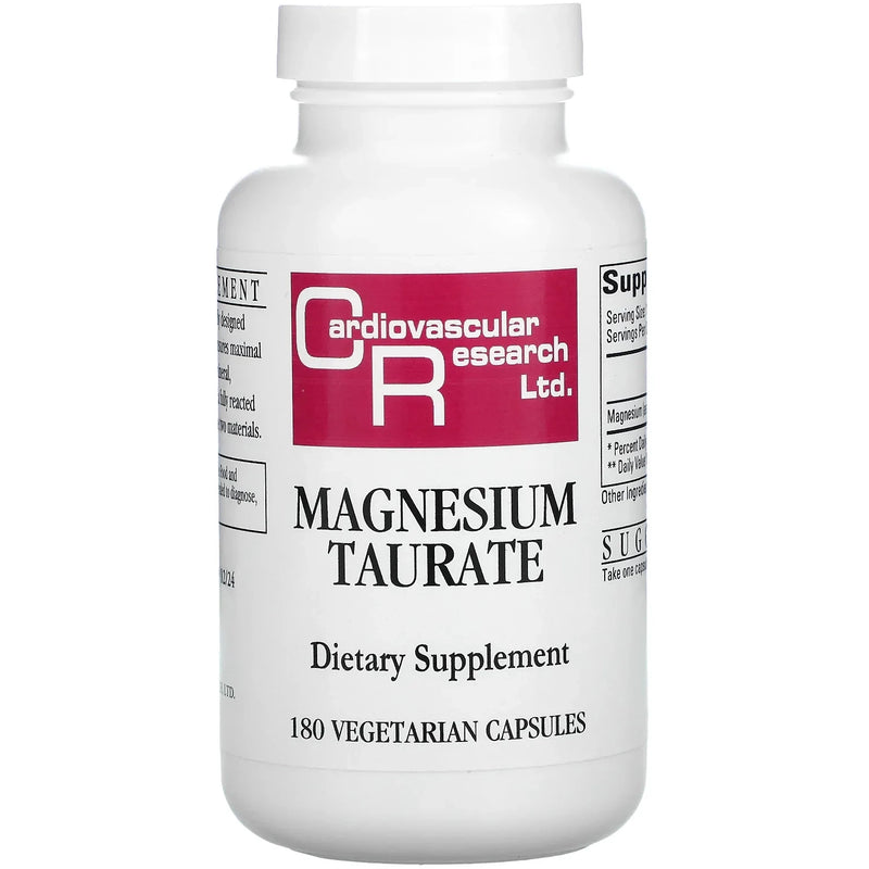 Magnesium Taurate (125 mg) (180 Capsules)