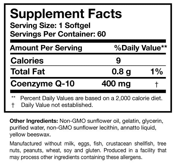 CoQ10 Power (60 Softgels)-Vitamins & Supplements-Researched Nutritionals-Pine Street Clinic