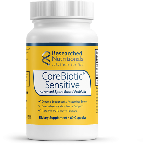CoreBiotic Sensitive (No Prebiotic) (60 Capsules)-Researched Nutritionals-Pine Street Clinic