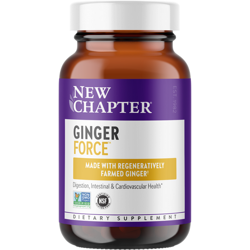 Ginger Force (60 Capsules)-New Chapter-Pine Street Clinic