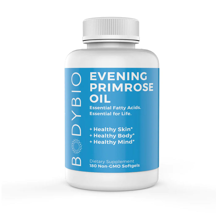 Evening Primrose Oil-Vitamins & Supplements-BodyBio-180 Softgels-Pine Street Clinic