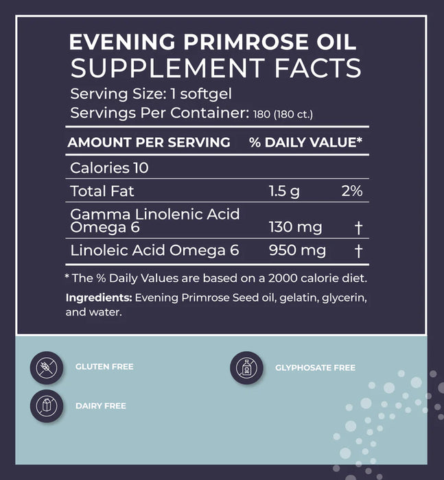 Evening Primrose Oil-Vitamins & Supplements-BodyBio-180 Softgels-Pine Street Clinic