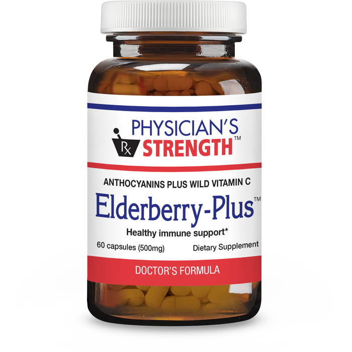Elderberry-Plus (60 Capsules)-Vitamins & Supplements-Physician's Strength-Pine Street Clinic