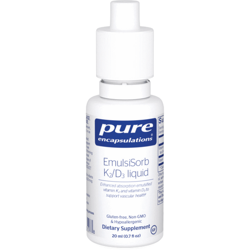 EmulsiSorb K2/D3 liquid (20 mL)-Vitamins & Supplements-Pure Encapsulations-Pine Street Clinic