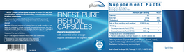 Finest Pure Fish Oil Capsules-Vitamins & Supplements-Pharmax-120 Softgels-Pine Street Clinic