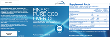 Finest Pure Cod Liver Oil (300 ml)-Vitamins & Supplements-Pharmax-Pine Street Clinic
