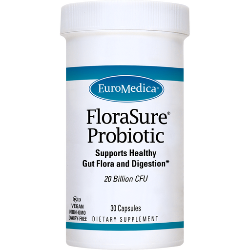FloraSure Probiotic (30 Capsules)-Vitamins & Supplements-EuroMedica-Pine Street Clinic