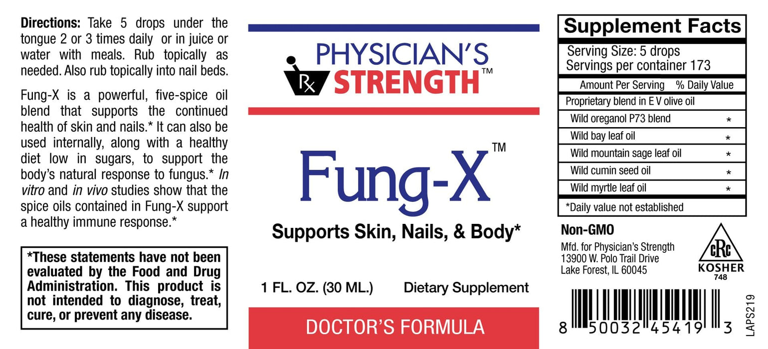 Fung-X (30 ml)-Vitamins & Supplements-Physician's Strength-Pine Street Clinic