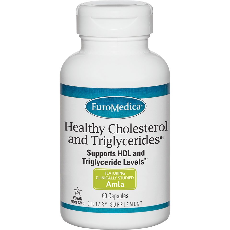 EuroMedica Healthy Cholesterol and Triglycerides 60 Capsules — Pine