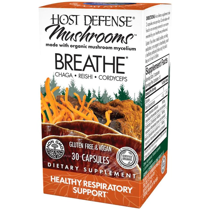 Breathe-Vitamins & Supplements-Host Defense-30 Capsules-Pine Street Clinic