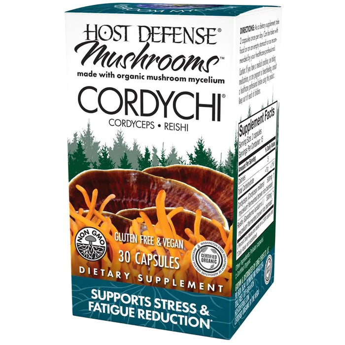 CordyChi-Vitamins & Supplements-Host Defense-30 Capsules-Pine Street Clinic