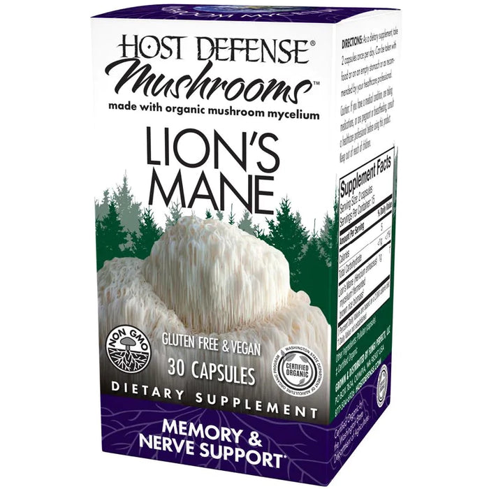 Lion's Mane-Vitamins & Supplements-Host Defense-30 Capsules-Pine Street Clinic